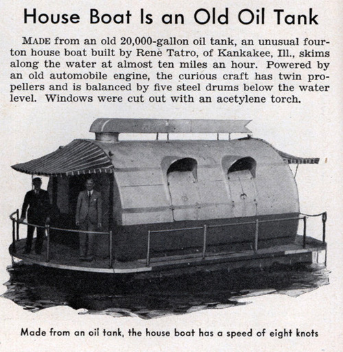 The Oil Tank House Boat | IM Design